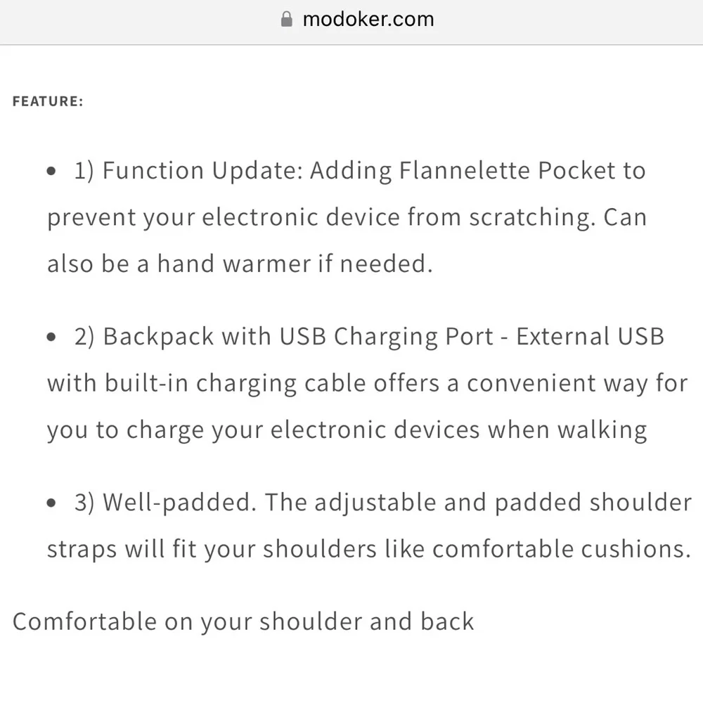 Like New Laptop Backpack with USB Charger and Charging Port